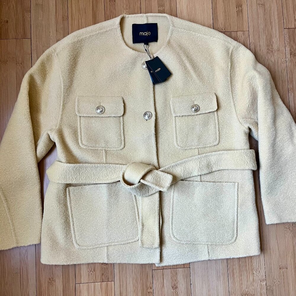 Maje wool jacket new with tags